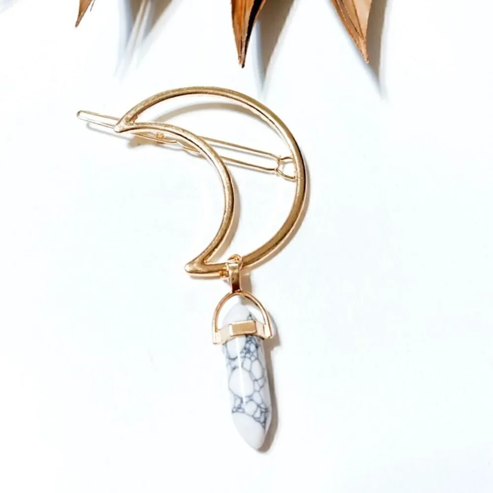 Crystal drop hair clip S532